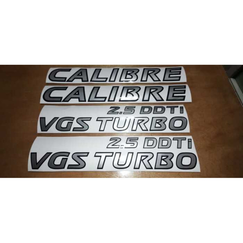NISSAN NAVARRA CALIBRE FULL SET STOCK STICKER / DECAL ORIGINAL SIZE ...