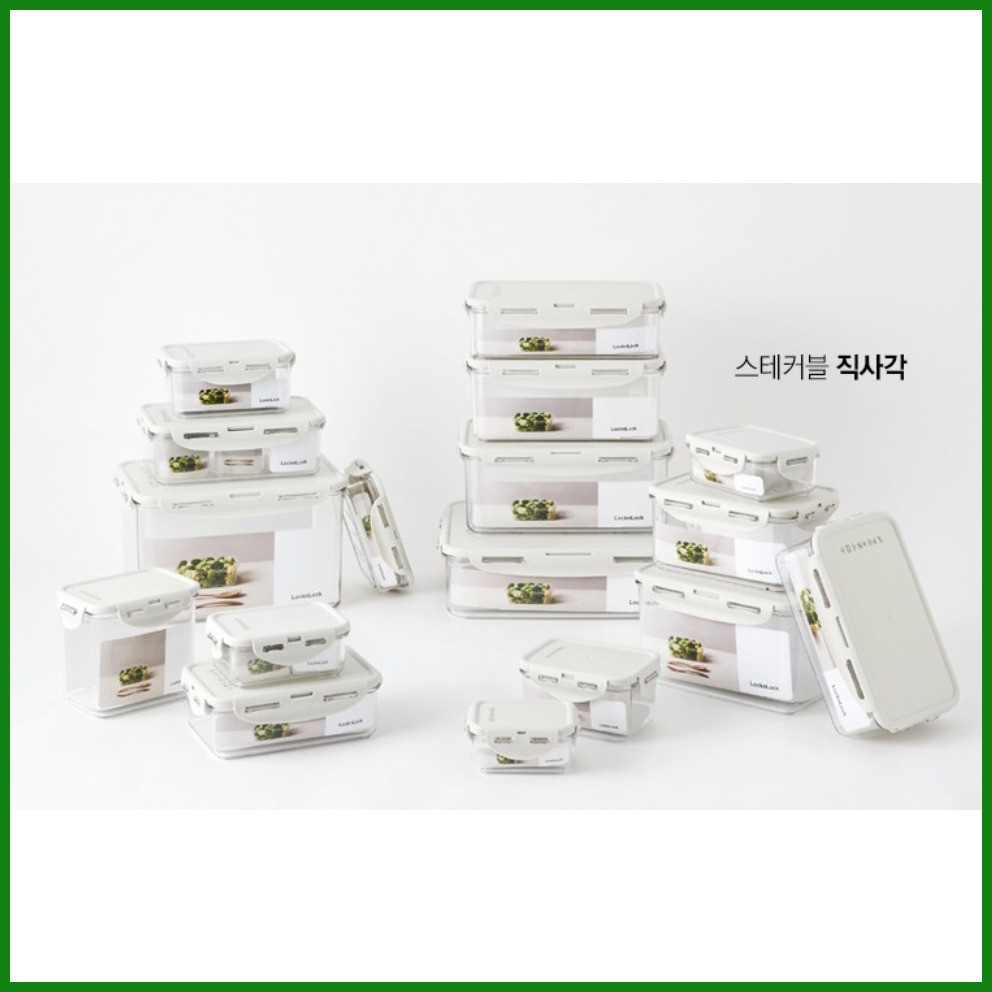 DAISO - Lock&Lock Antibacterial Stackable Airtight Containers ...