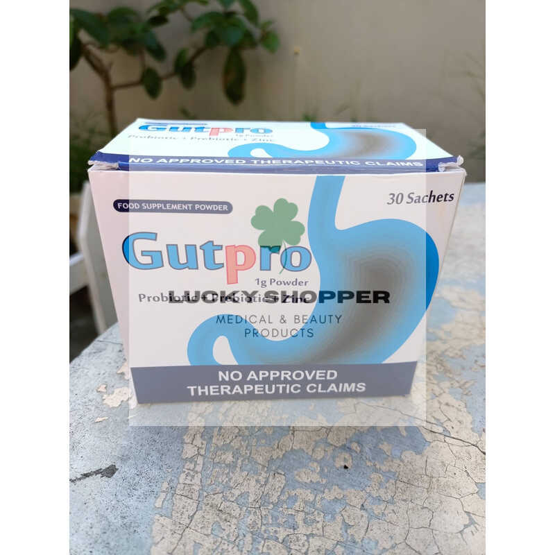 Gutpro 1G Powder Probiotic+Prebiotic+Zinc 30 Sachets | Shopee Philippines