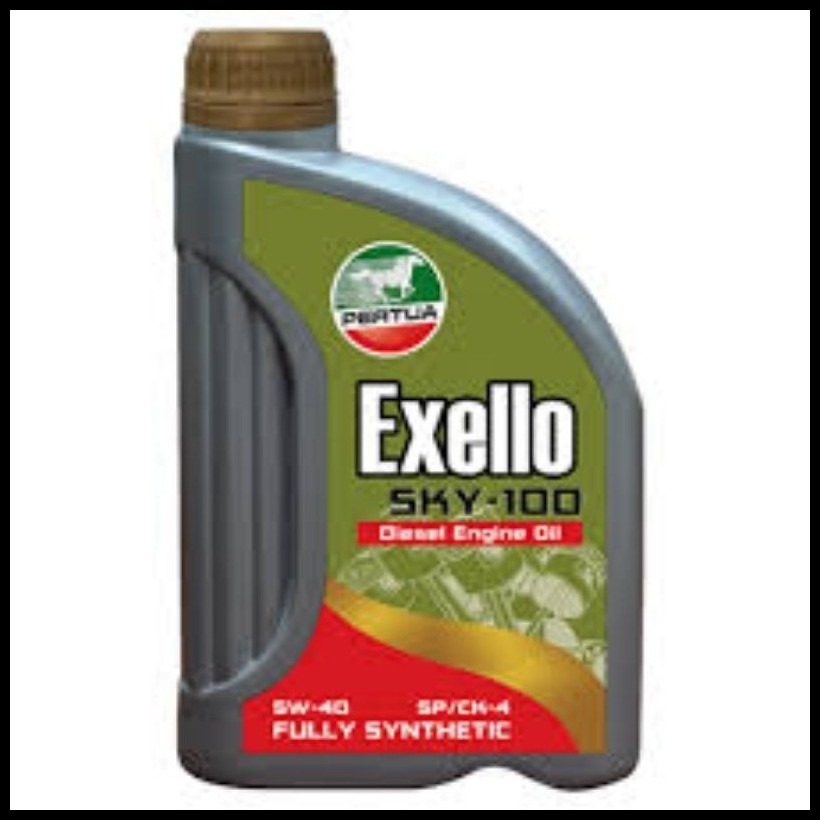 Pertua Exello Sky-100 Fully Synthetic Diesel Engine Oil | Shopee ...
