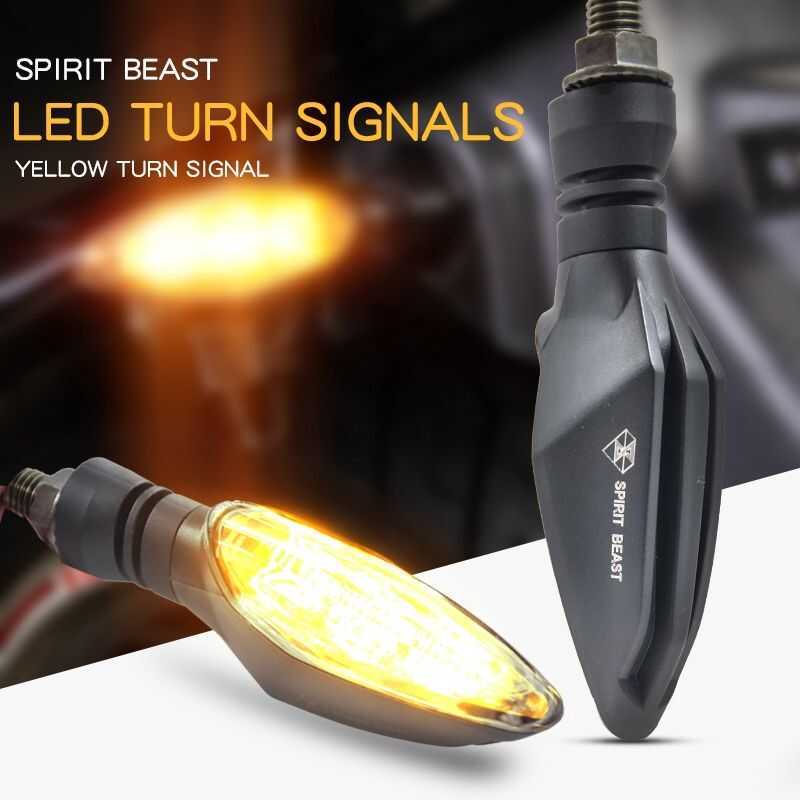 Water Huiyis Proof 2Pcs Spirit Beast Motorcycle Signal Lights Modified ...