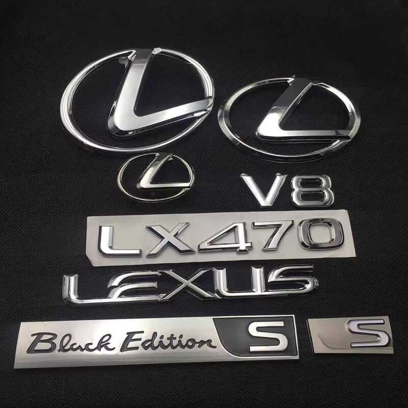 Suitable for Lexus LX470 Letter Logo Car Logo Lexus Front Logo Steering ...