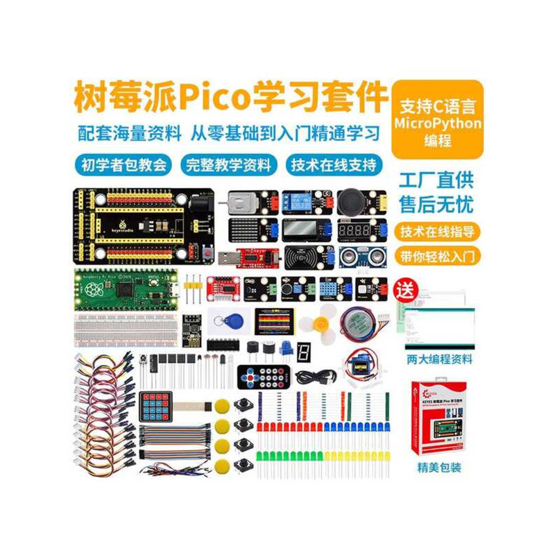 pi Raspberry Pi pico development board MicroPython programming learning ...