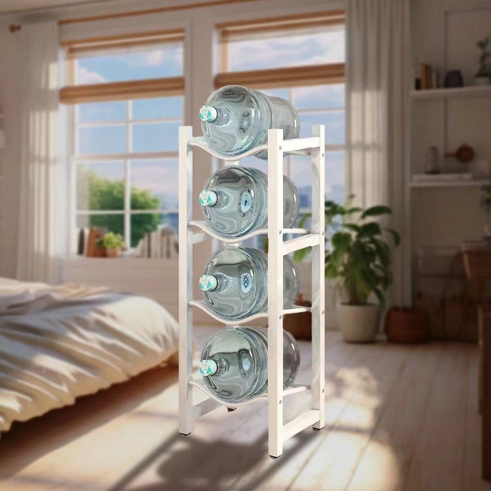 3/4/5 Tier Mineral Water Gallon Storage Rack Heavy-Duty Water Container ...