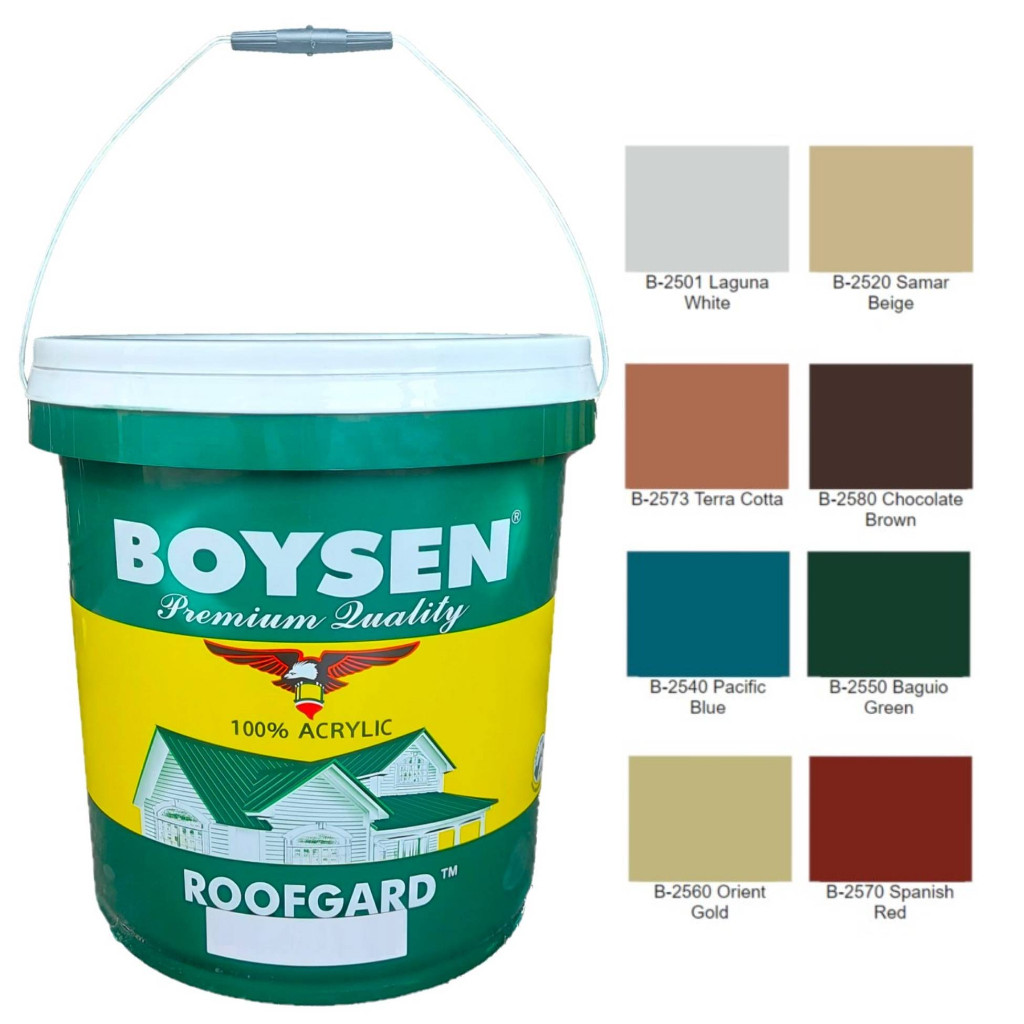 Boysen Roofgard Acrylic Gloss Rood Paint Roofguard (Avialable in ...