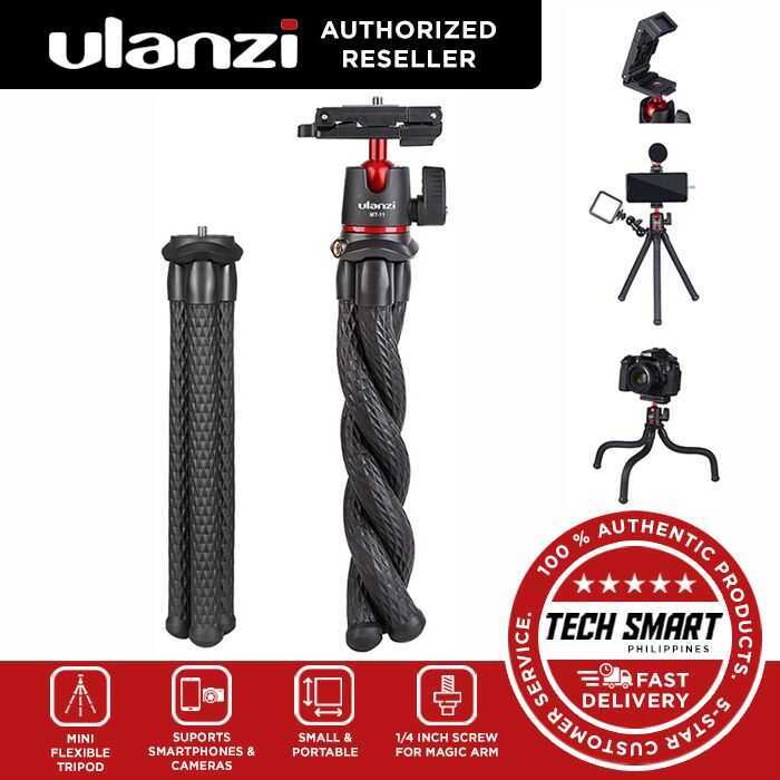 ULANZI MT-11 Mini Flexible Stand Camera Tripod Hidden Phone Holder with ...