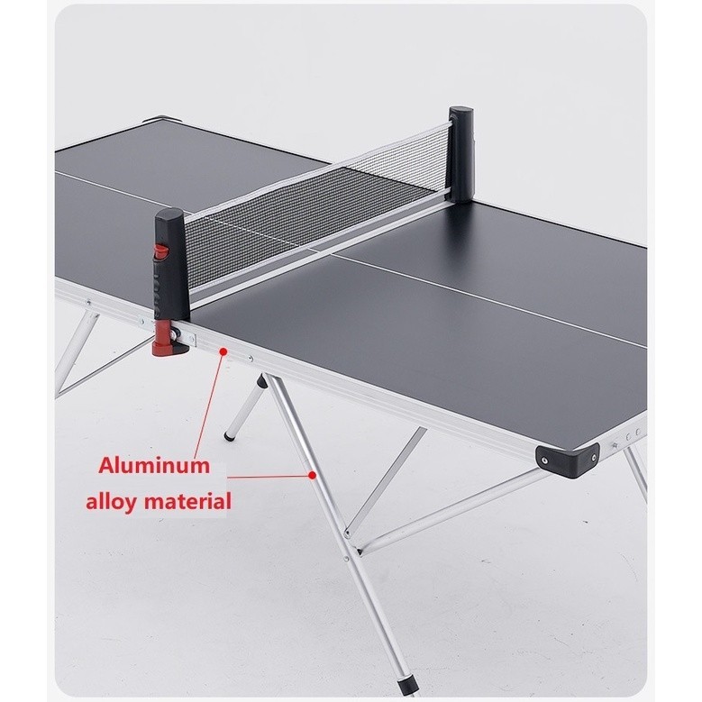 Ping Pong Table Tennis Table Multi-Use Foldable Standing Table Net Set ...