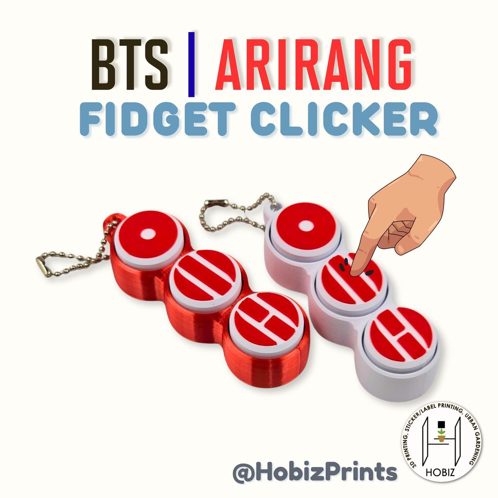 BTS ARIRANG FIDGET CLICKER COLLECTION KPOP IDOL COLLECTIBLES | Shopee ...