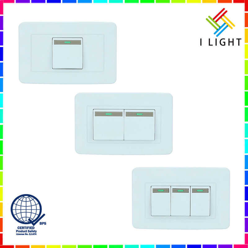 Fast Deliverywide Series Set Universal 1 Gang/2 Gang/3 Gang Home Light ...