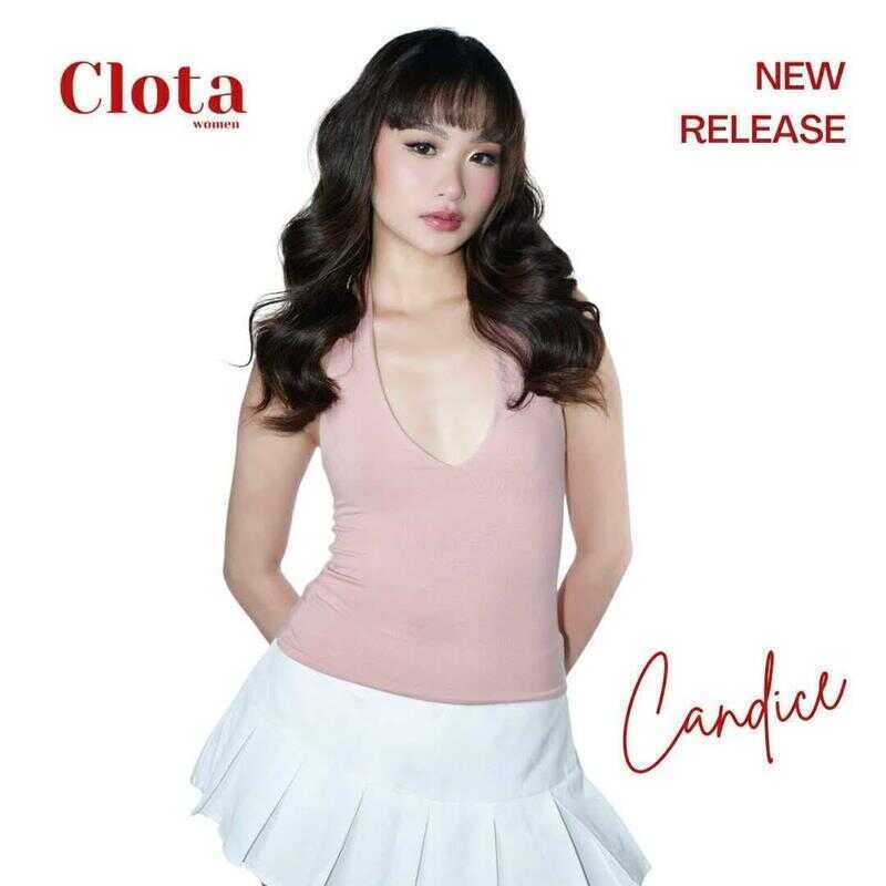 0B7 COD Clota Women Candice Top Double Lined Full Length Unique Pattern ...
