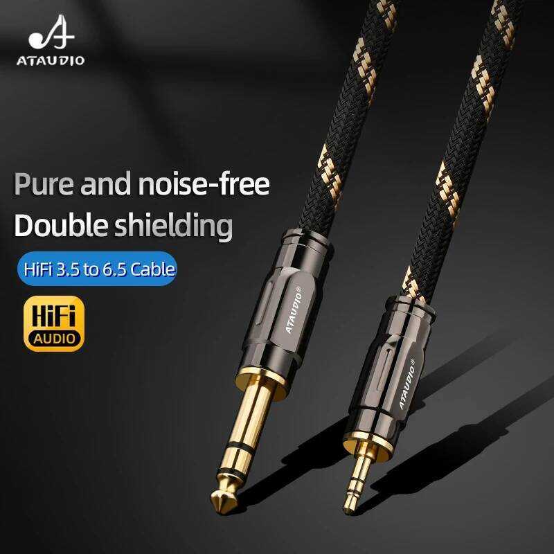 Hifi 336 3.5Mm To 6.5Mmm Audio Cable Copper Conductor Stereo 3.5 Jack ...
