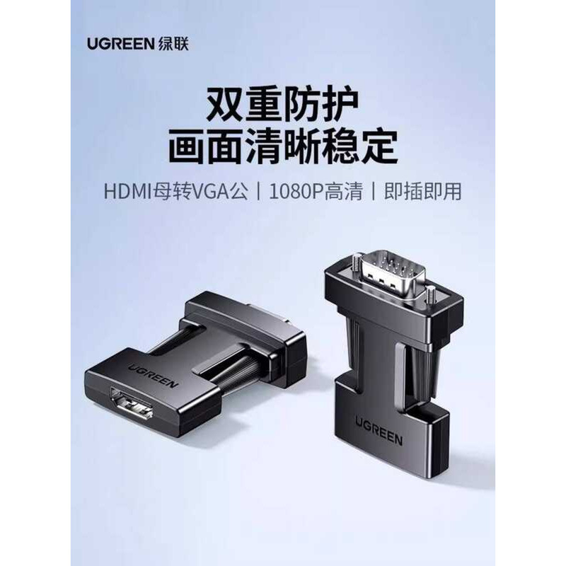 UGREEN HDMI VGA Cable Adapter for Laptop to Projector Computer Monitor ...