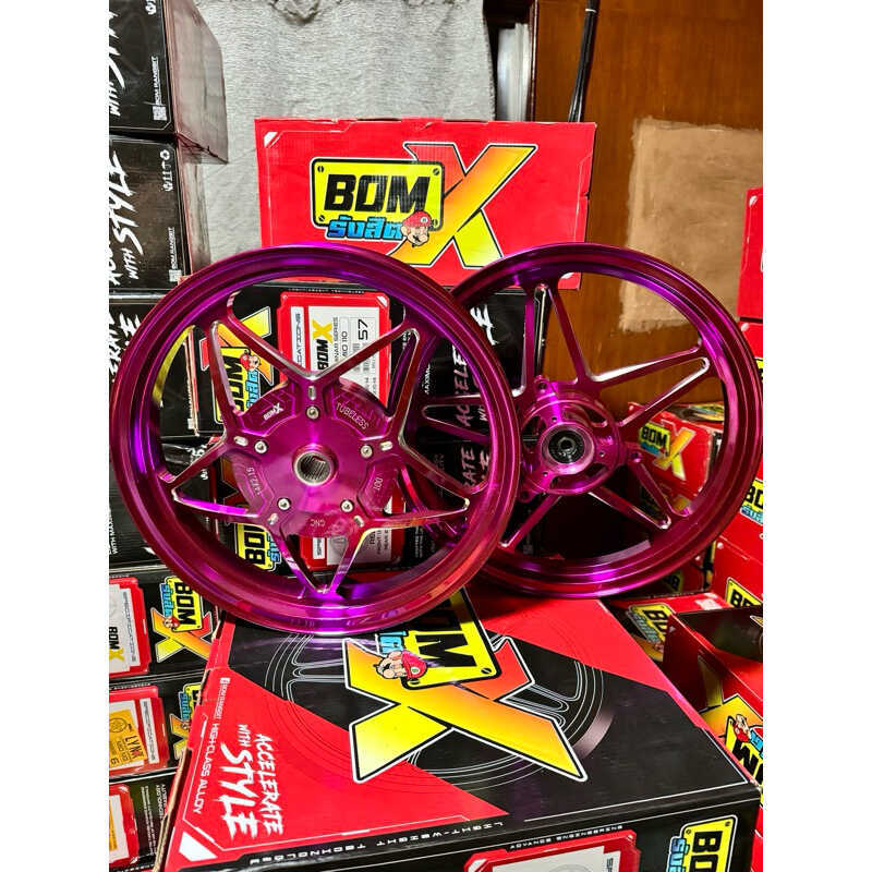 BOM X STAR MAGS AEROX VIOLET RED BLUE SILVER Ae F | Shopee Philippines