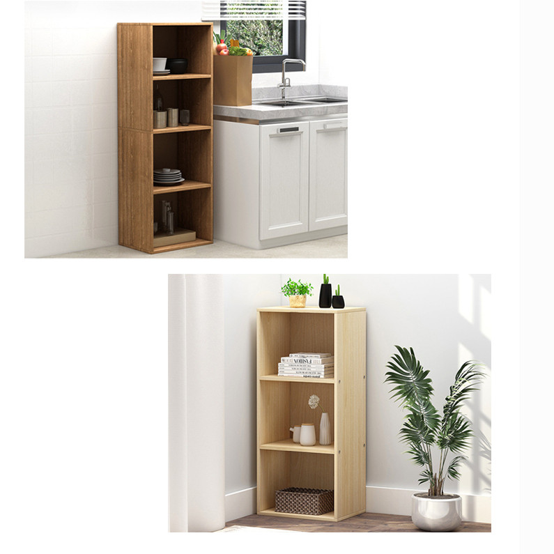 4-compartment bookcase Storage rack Floor-standing filing cabinet ...