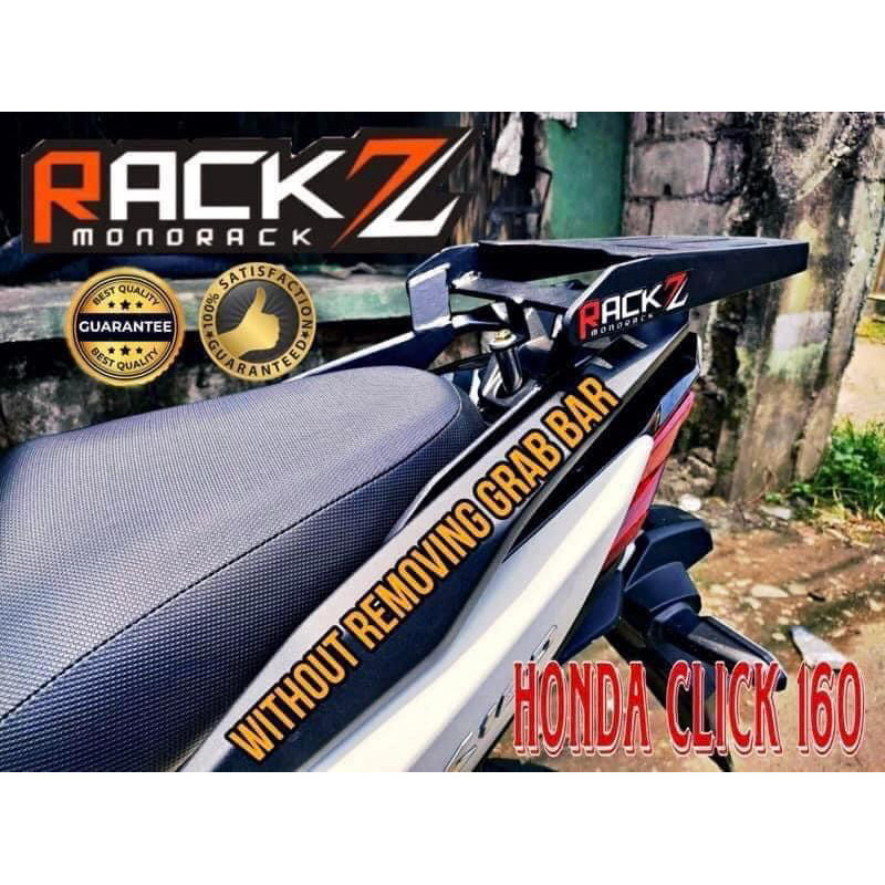 Rack Z Monorack Bracket for Honda Click 160 ( Stay Grab Bar ) | Shopee ...