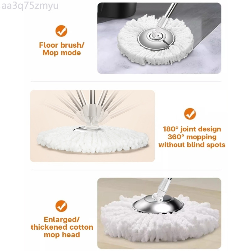 ASL Magic Tornado 360° Spin Mop With Spinner Map Floor Cleaning Heavy ...