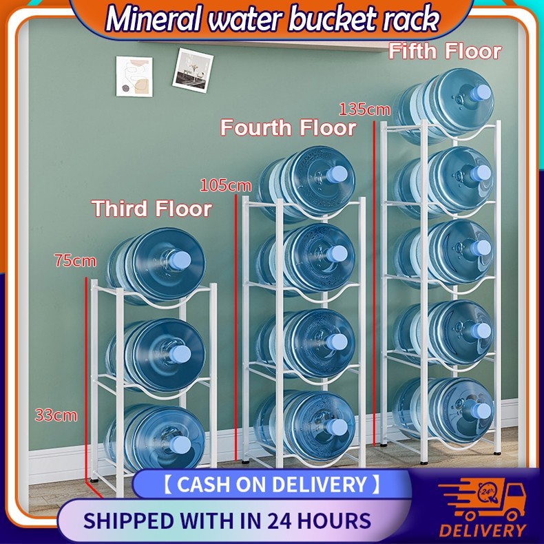 3/4/5 Layer Mineral Water Dispenser Rack Stand Water Container Gallon ...