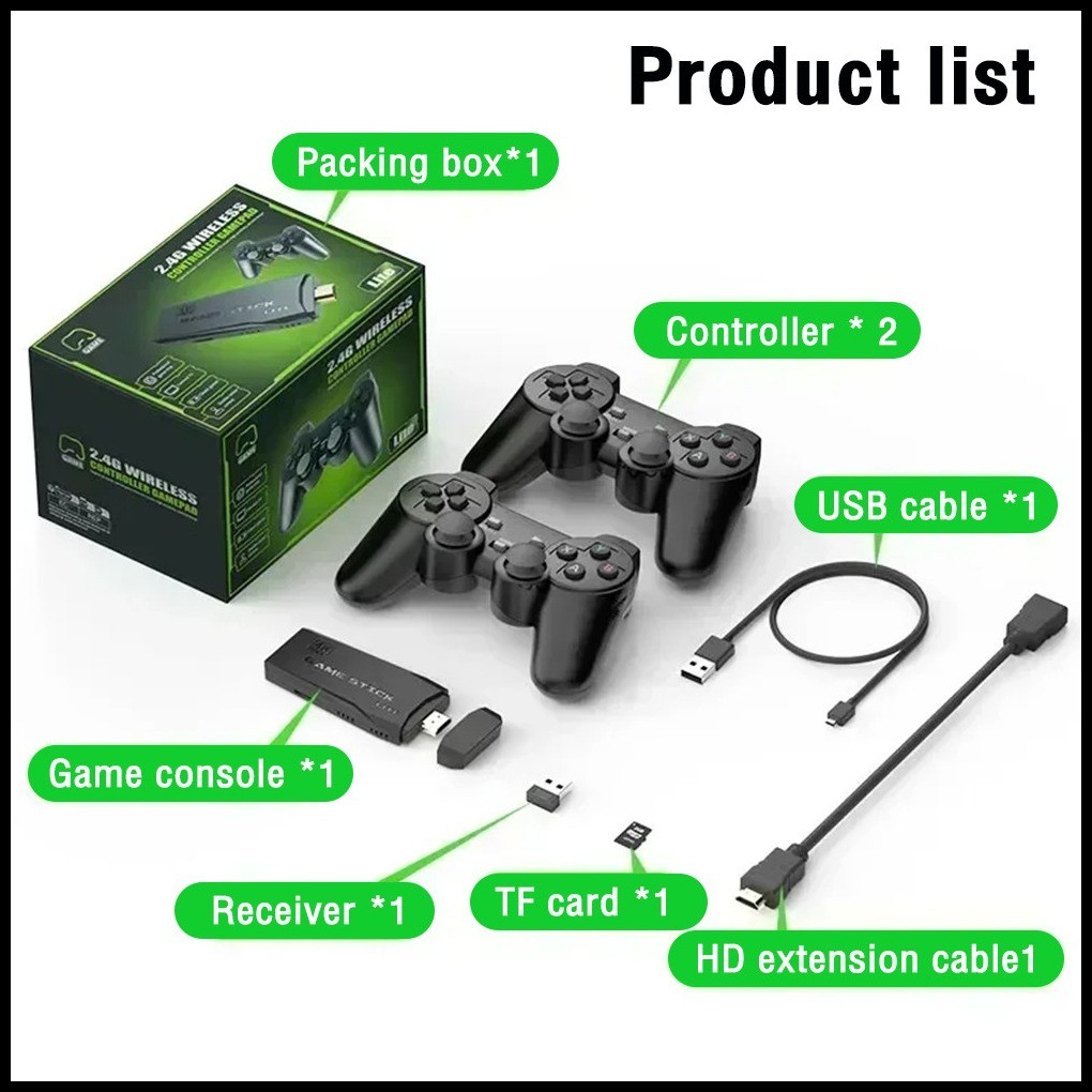 M8 Pro Mini Game Console For Smart Tv Gamestick 4k Gaming Emulator ...