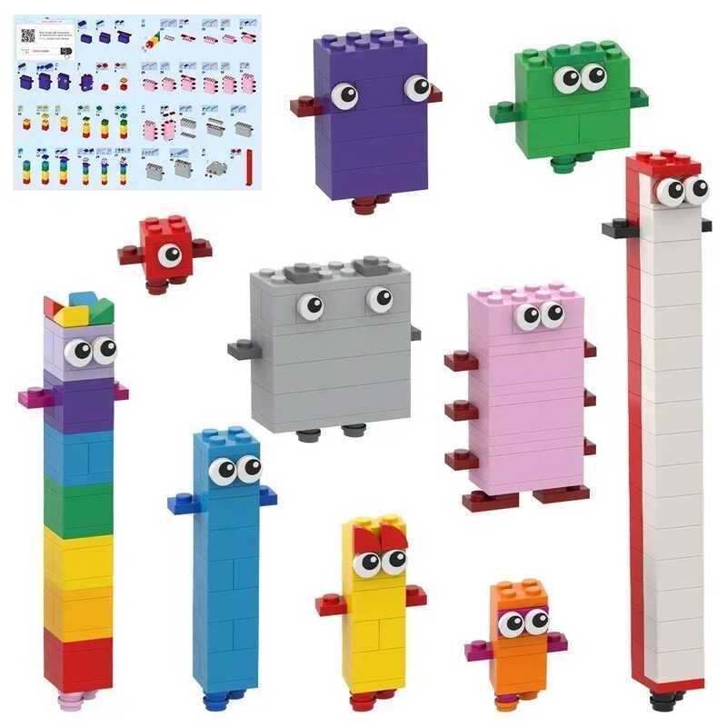 MOC Number Building Bricks One To Ten Math Digital Transforms DIY ...