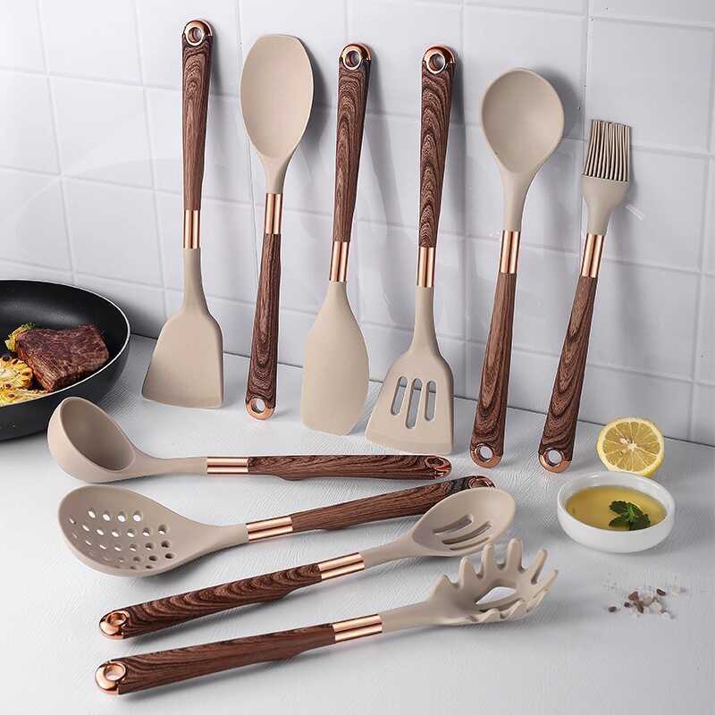 Nordic Cross-Border Kitchenware Silicone Set 11-Piece Household High ...