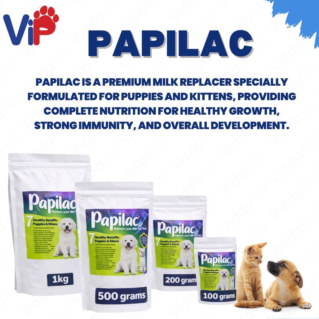 Papilac Milk for Puppies and Kittens Available in 1kg 500g 200g 100g ...