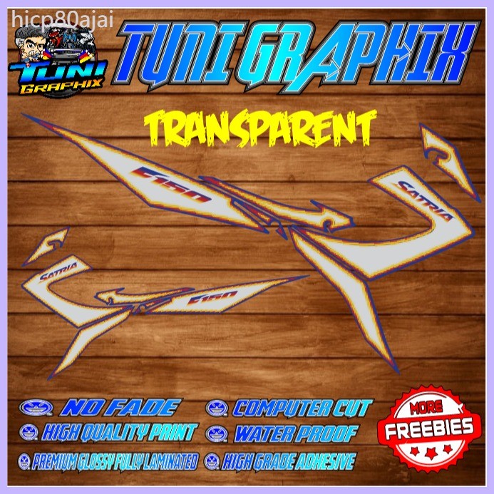 Pick RAIDER 150 Carb Reborn F150 Titanium Decals (High Quality Print ...