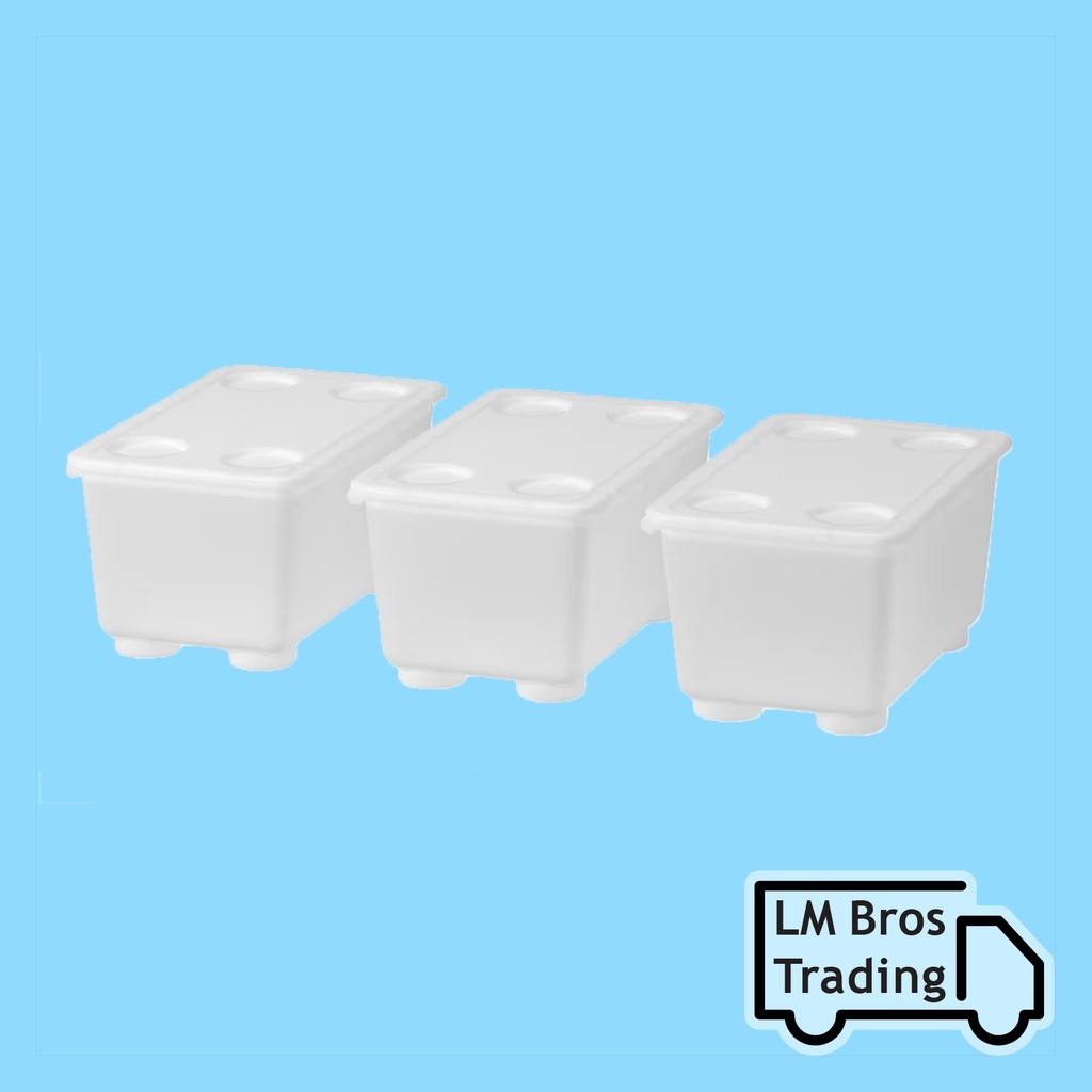 Ikea Glis Stackable plastic container | Shopee Philippines