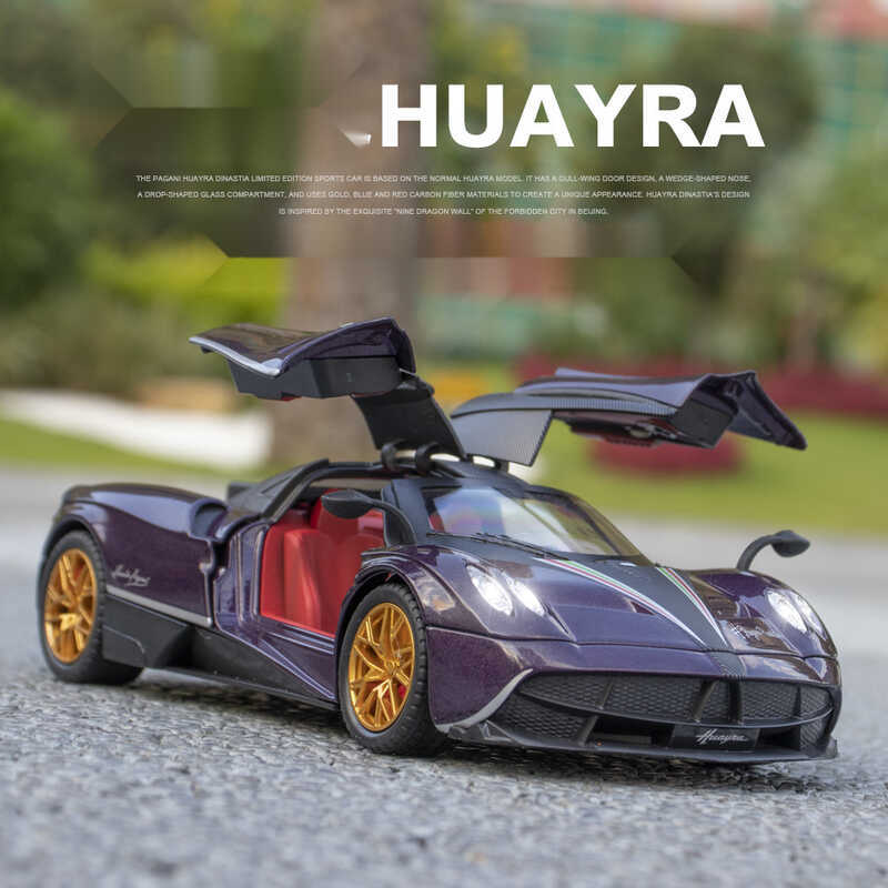 Clearance 1:24 ⭐Aa Pagani Apollo Sun God Sabertooth Tiger Alloy Sports ...