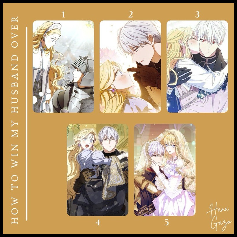 How to Win My Husband Over Ruby And Iske Manhwa Laminated Photocard Set ...