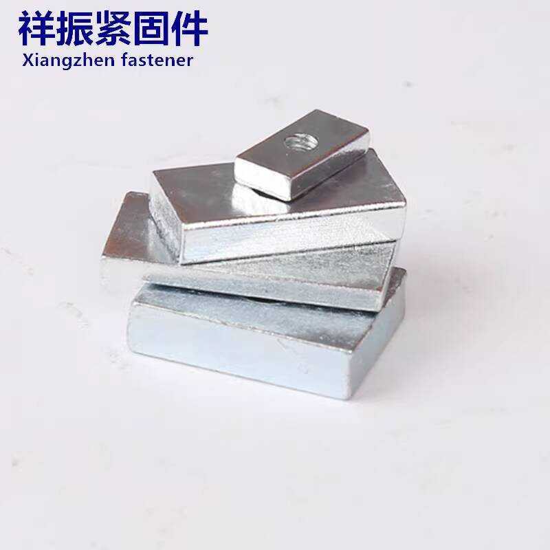 Rectangular Square Aluminum Accessories Slider Nut M3 M4 M5 M6 M8 M10 ...