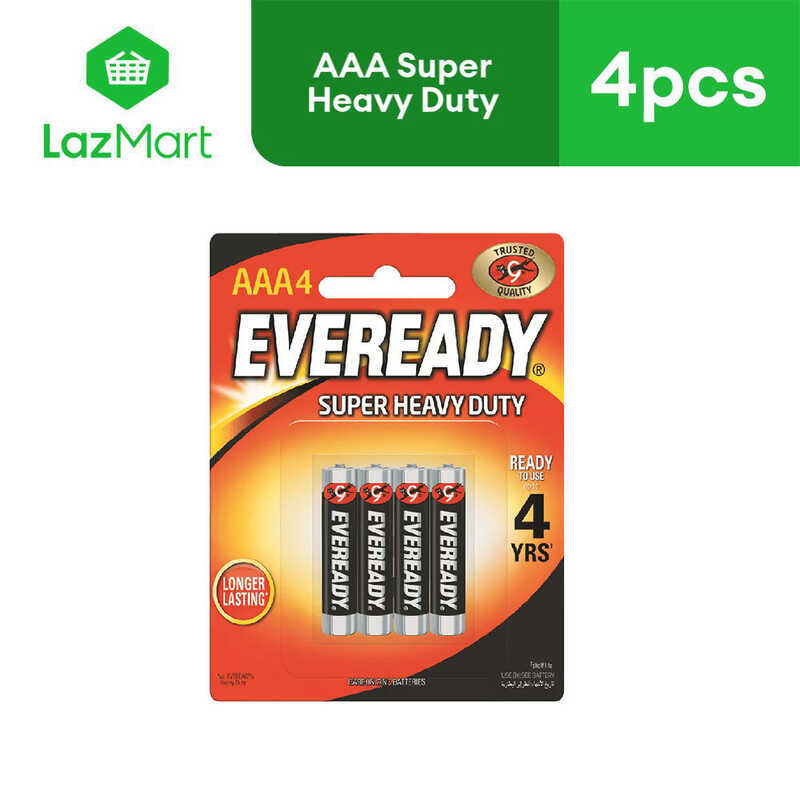 Eveready Super Heavy Duty AAA 4S 8F4 | Shopee Philippines
