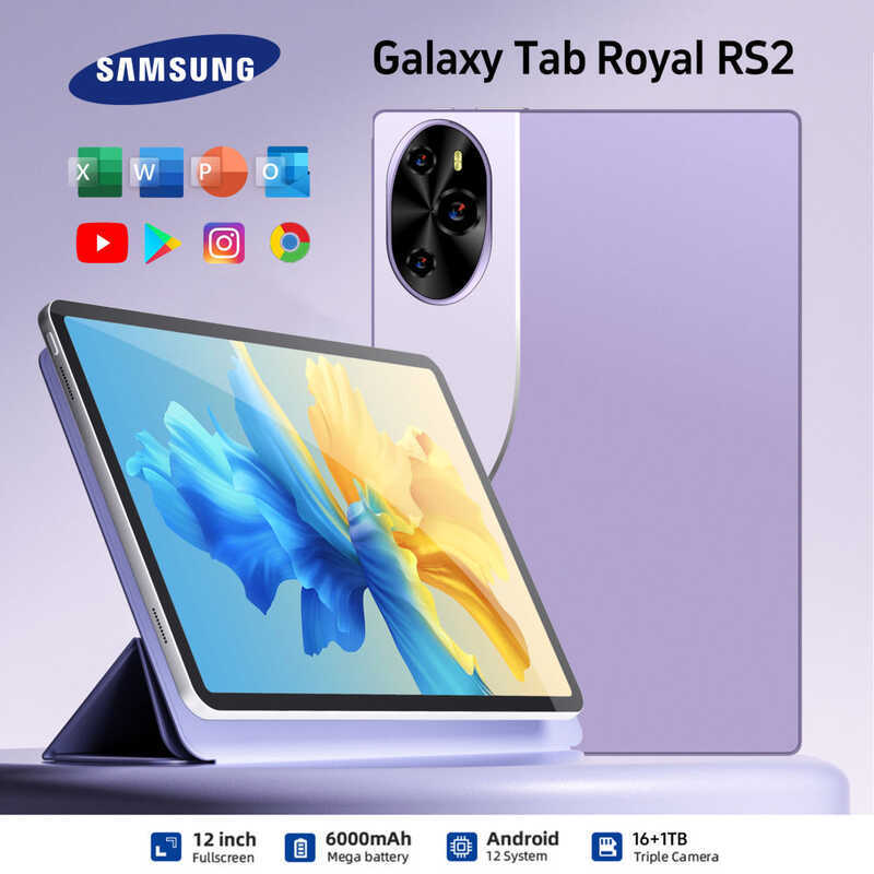 【Global Version】Samsung Tab Royal Rs2 5G/Wi-Fi Tablet 16Gb+512Gb 10.1 ...
