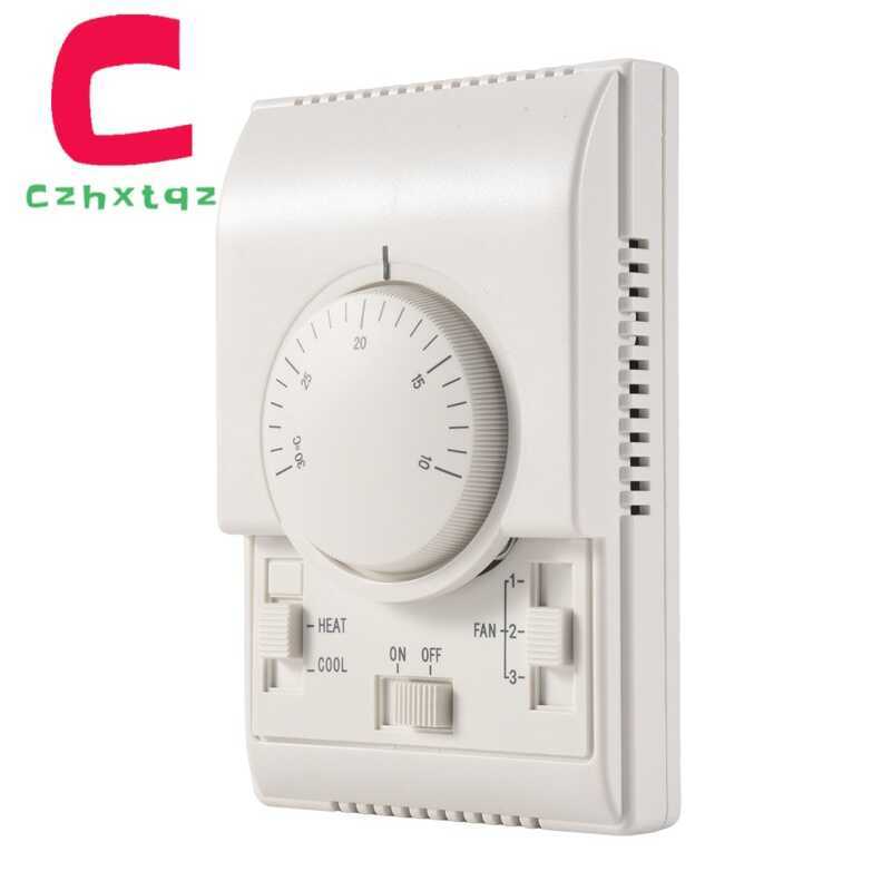 Mt01 220Vac Room Mechanical Thermostat Air Conditioner Fan Coil ...