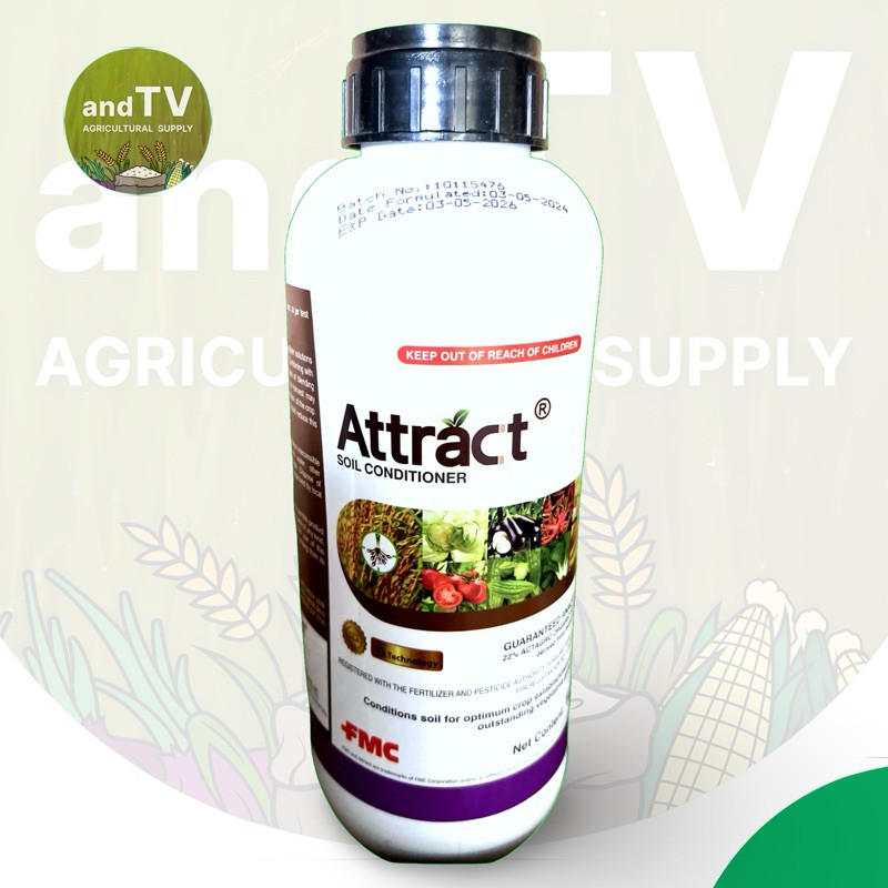 ATTRACT Soil Conditioner 1Liter by FMC ~ Actagro Organic Acids | Shopee ...