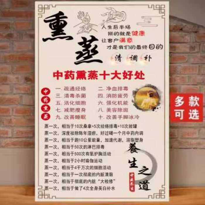 Poster Vertical Image Fumigation Top Ten Benefits Sticker Traditional ...