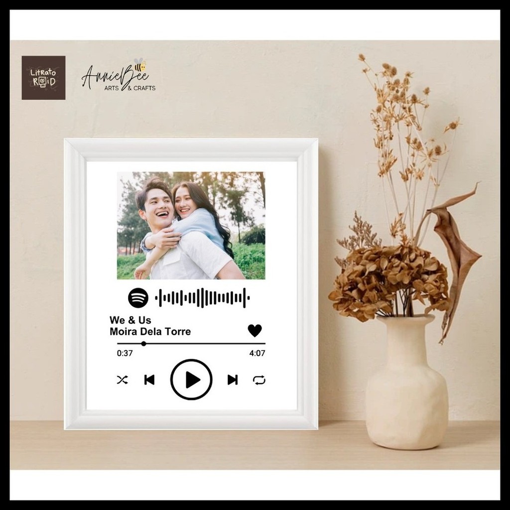 Customized/Personalized Spotify Frame | Gift Ideas | Glass Frame ...