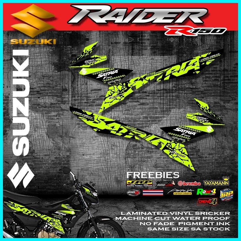 RAIDER 150 FI DECALS STICKER NEW DESIGN WITH FREEBIES | Shopee Philippines
