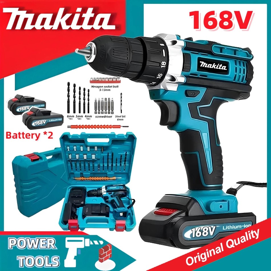 Hand Drill Power Tools Cordless Drill Set Heavy Duty Charger ...