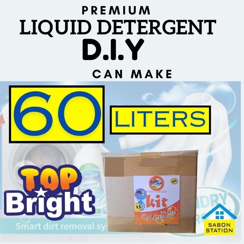 LIQUID DETERGENT DIY 60L TOPBRIGHT PREMIUM | Shopee Philippines
