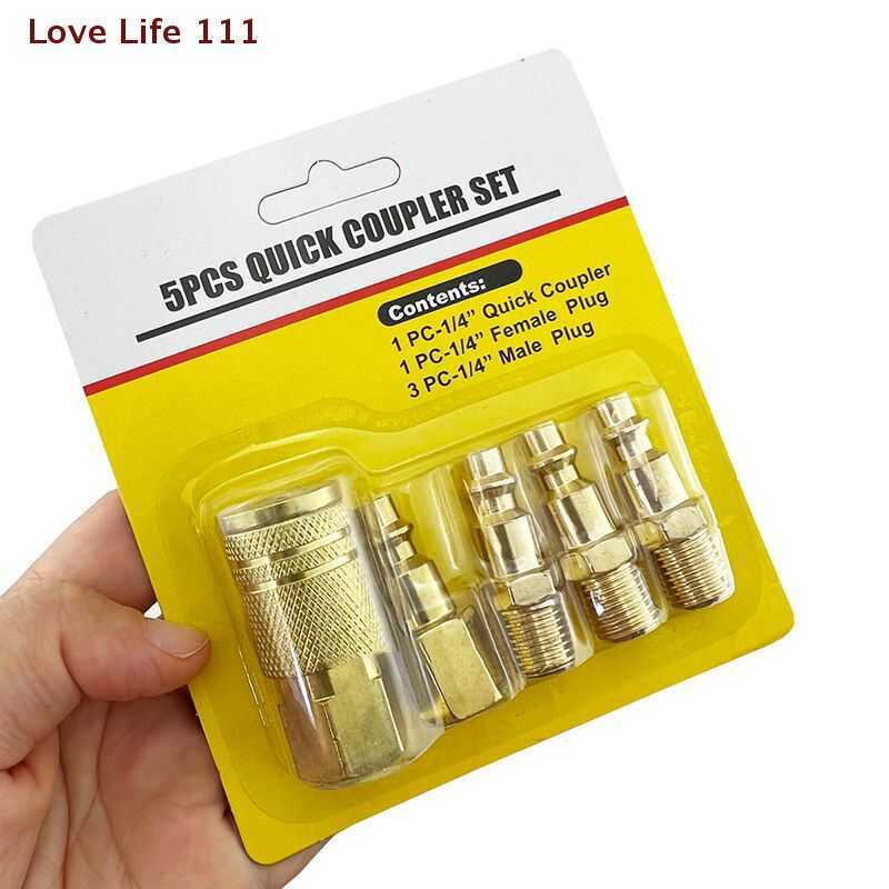 New NPT Thread Pneumatic Quick Connector Rapiditie For Air Hose ...