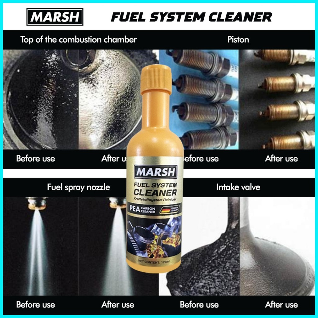 Marsh Fuel System Cleaner Gas Fuel Additives Clean Carbon Improve ...