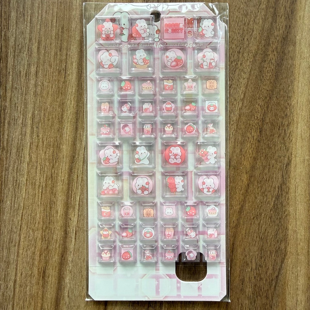 Keyboard Keycap Cute Stickers 4Sheets Aesthetic Waterproof Stickers ...