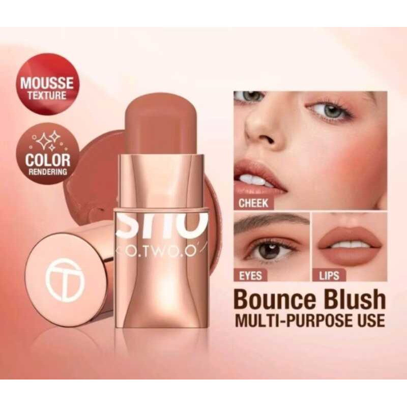 Cod O Two Makeup Blush Stick Hydrating Gloss Lip Cheek Colors Beau ...