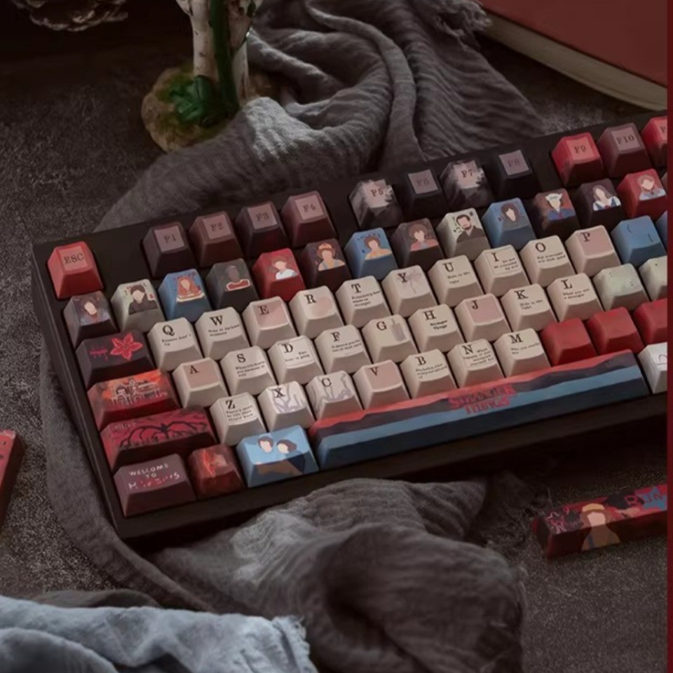 Stranger Things Joyce Byers Keycaps 130+ Keys Cherry / FOA Profile PBT ...