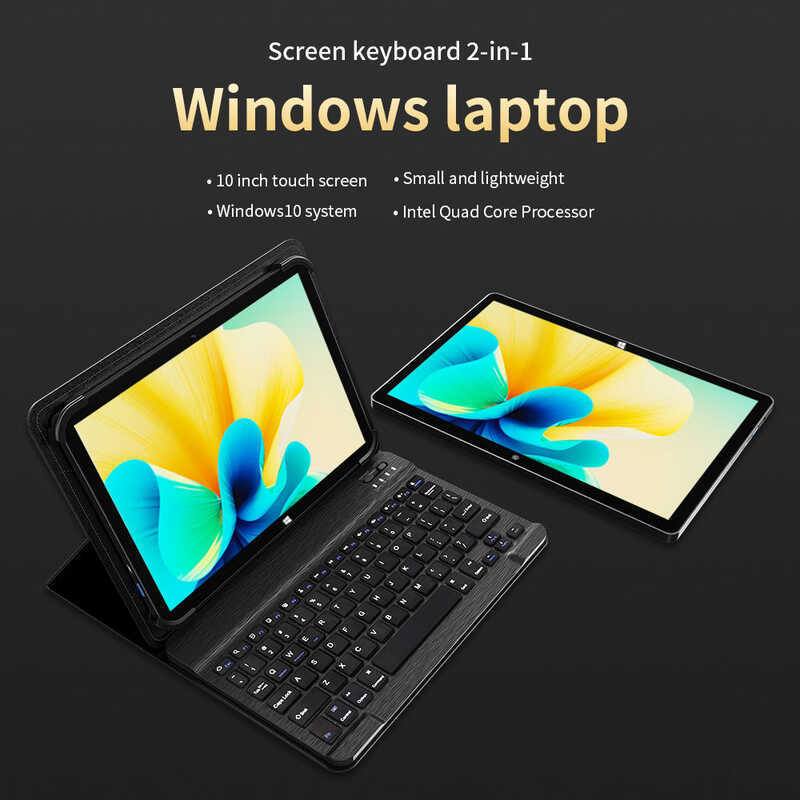 2-in-1 Nextfun Notebook Windows 10 Stock Trading Office Tablet Computer ...