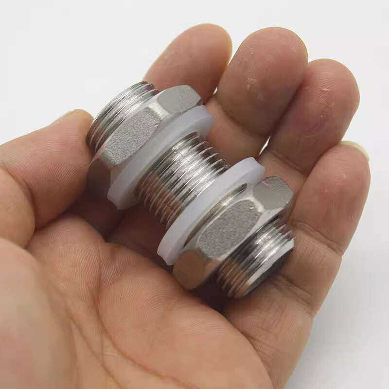 304 Stainless Steel Through Fitting 1/2