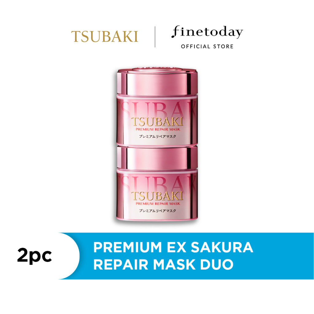 TSUBAKI Premium Ex Sakura Repair Mask Duo 180g | Shopee Philippines