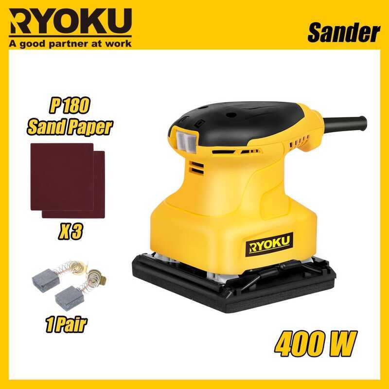 Ryoku 400W Palm Sanding Machine Sander Power Tools | Shopee Philippines