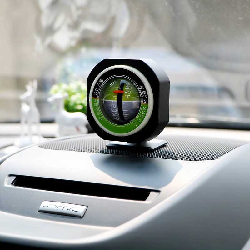 2 Car 3 Compass Incometer Angle Slope Meter Level Dashboard Ornaments ...