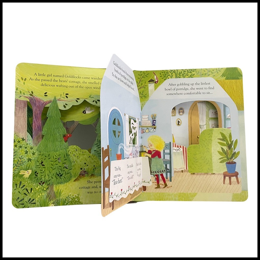 Usborne Peep Inside A Fairy Tale Goldilocks and The Three Bears 3D Flap ...